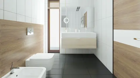 gotowy projekt domu Z525 – aranżacja wnętrz, Projekt energooszczędnego domu na wąską działkę z dużymi przeszkleniami