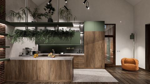gotowy projekt domu Z525 – aranżacja wnętrz, Projekt energooszczędnego domu na wąską działkę z dużymi przeszkleniami
