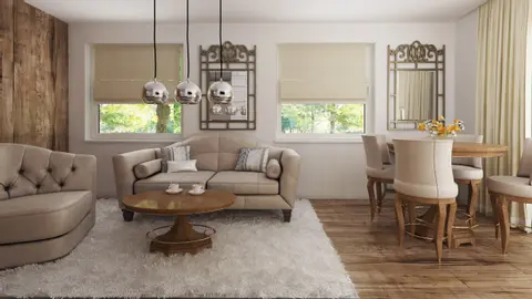 home project Z39 – interior arrangement, Mały, przytulny dom z poddaszem, werandą od frontu, przekryty dachem dwuspadowym