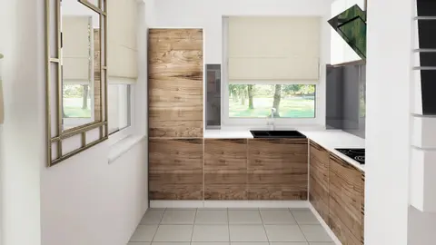 home project Z39 – interior arrangement, Mały, przytulny dom z poddaszem, werandą od frontu, przekryty dachem dwuspadowym