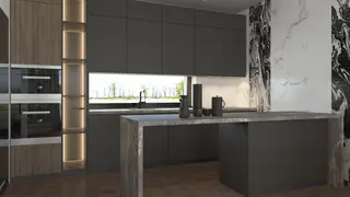 gotowy projekt domu Z522 – aranżacja wnętrz, Parterowy dom z garażem 2 stanowiskowym, 3 sypialniami i dachem 2-spadowym.