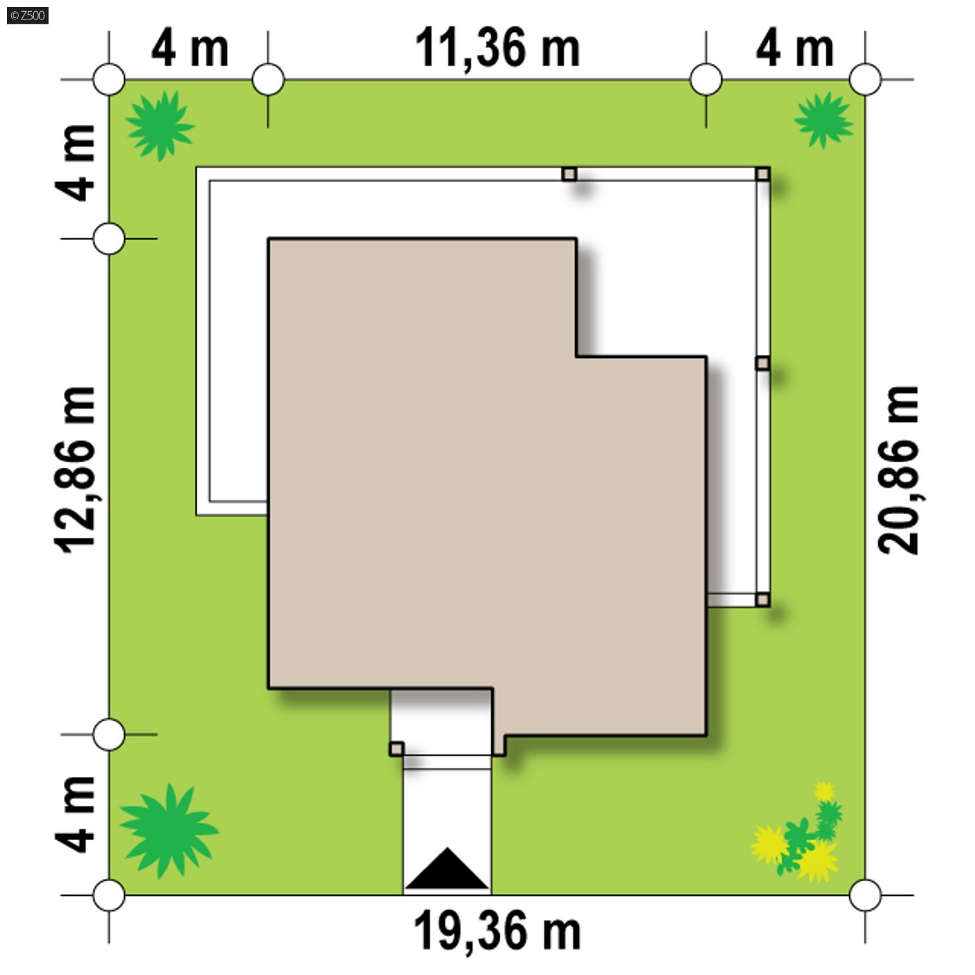 Home project  - Nowoczesny, parterowy dom jednorodzinny.