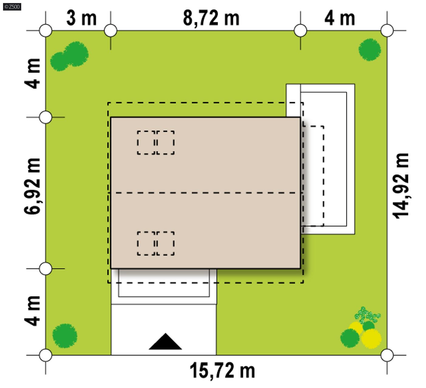 Home project  - Mały dom z poddaszem, funkcjonalny i ekonomiczny w budowie i utrzymaniu.