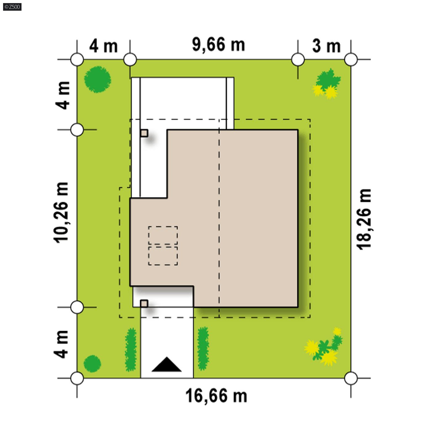 Gotowy projekt domu  - Zgrabny, funkcjonalny dom z przestronną kuchnią, także na wąską działkę.