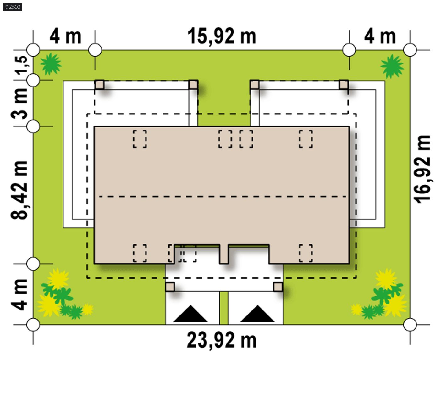 Home project  - wersja w technologii drewnianej