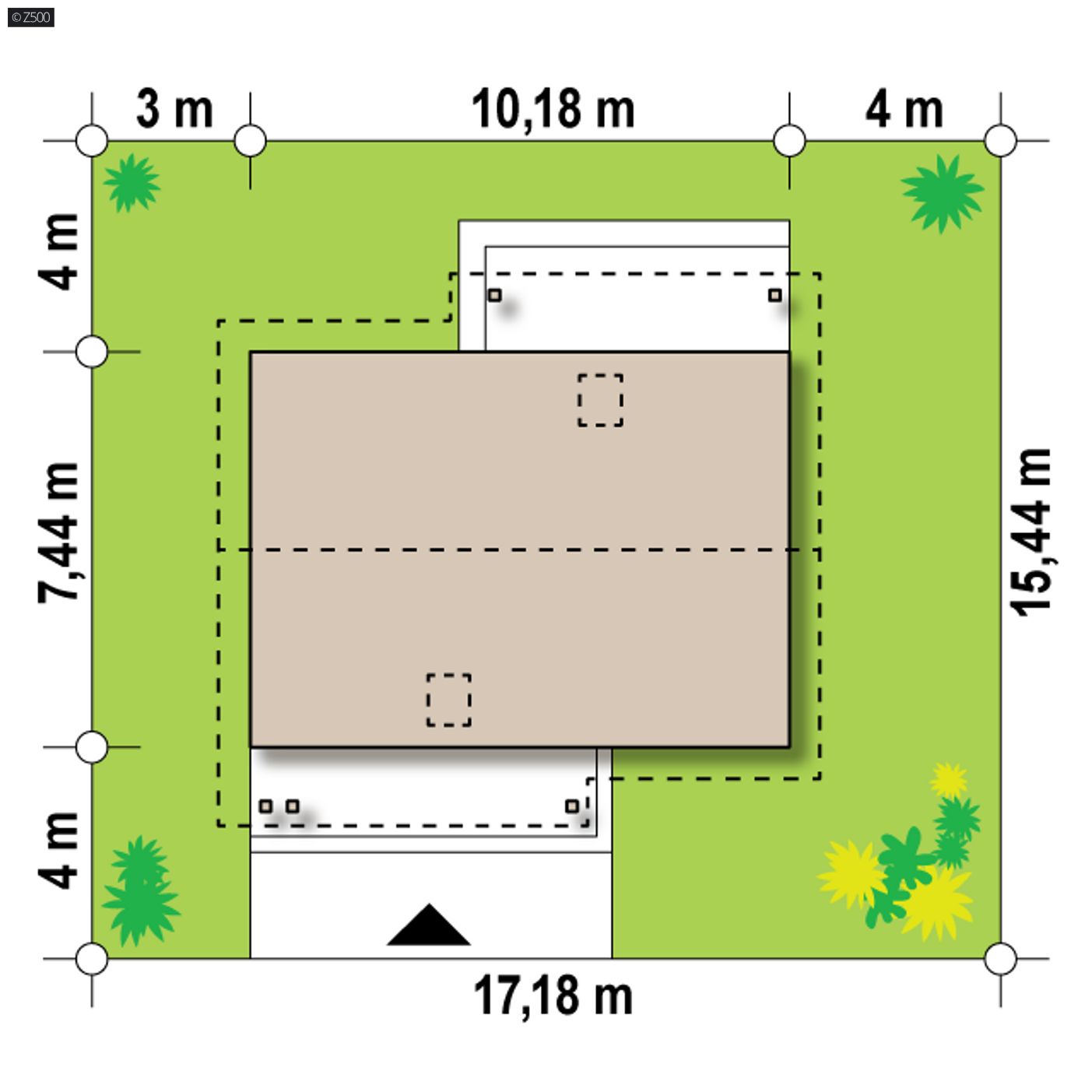 Home project  - Przytulny dom z dodatkowym pokojem na parterze i wygodnymi schodami na poddasze.