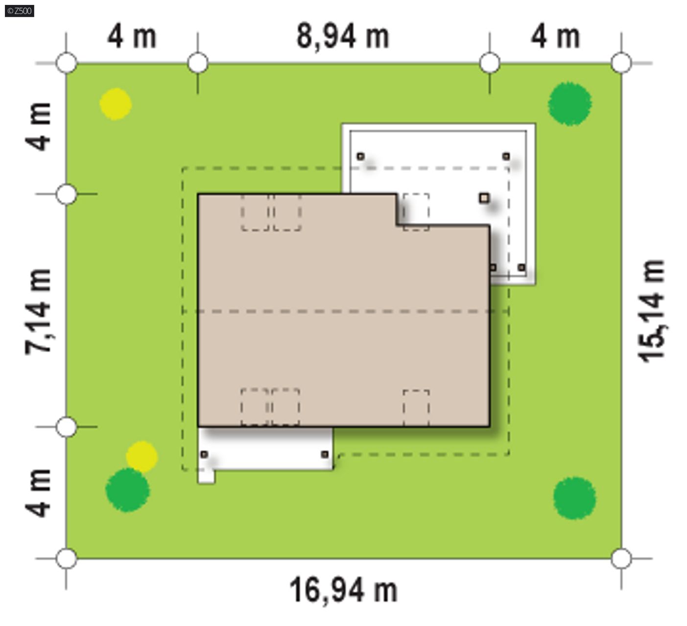 Home project  - Mały dom z poddaszem użytkowym, tani w budowie i ekonomiczny w użytkowaniu.