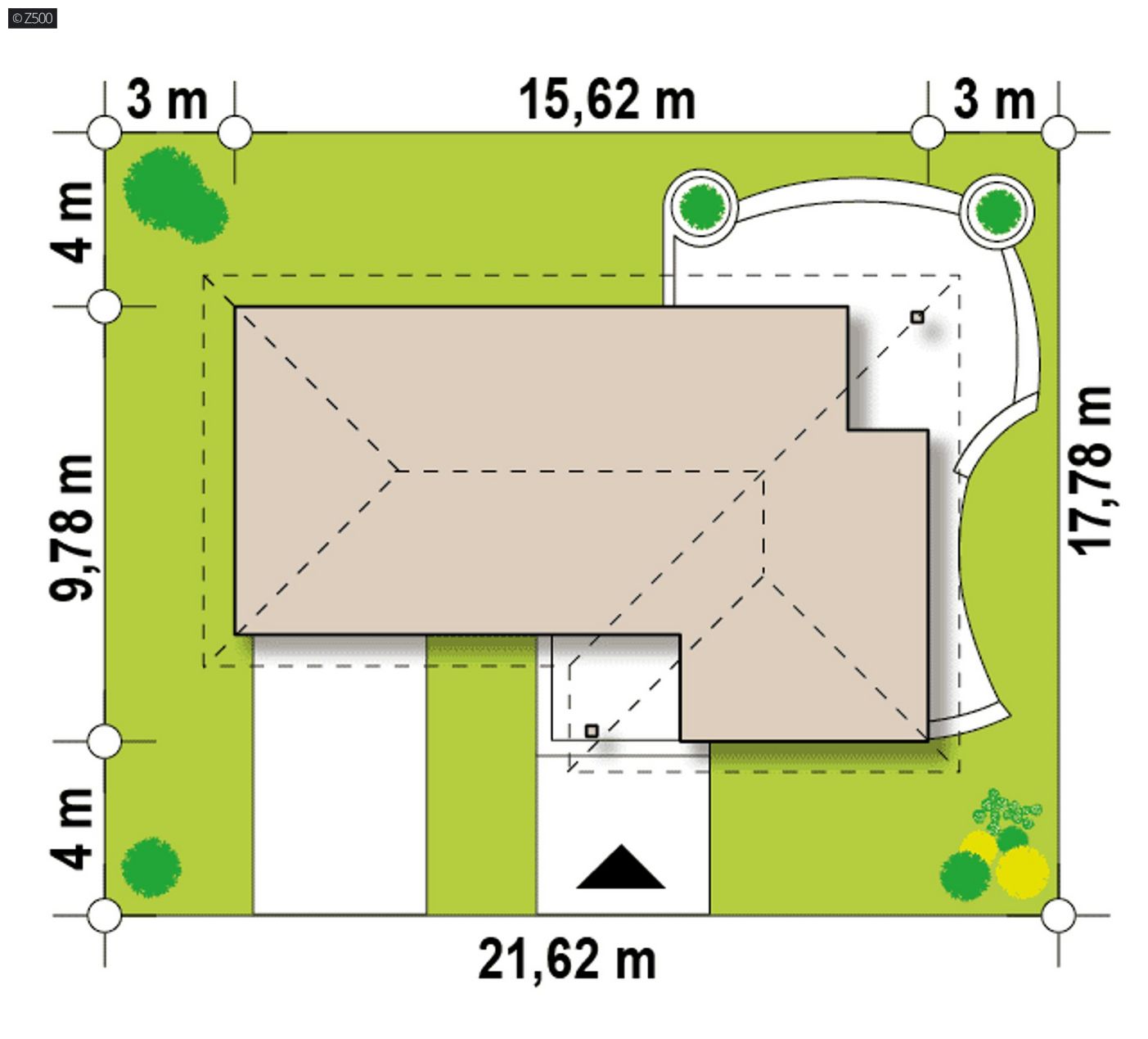 Mājas projekts  - Vienstāva mājas projekts - Z15 GL