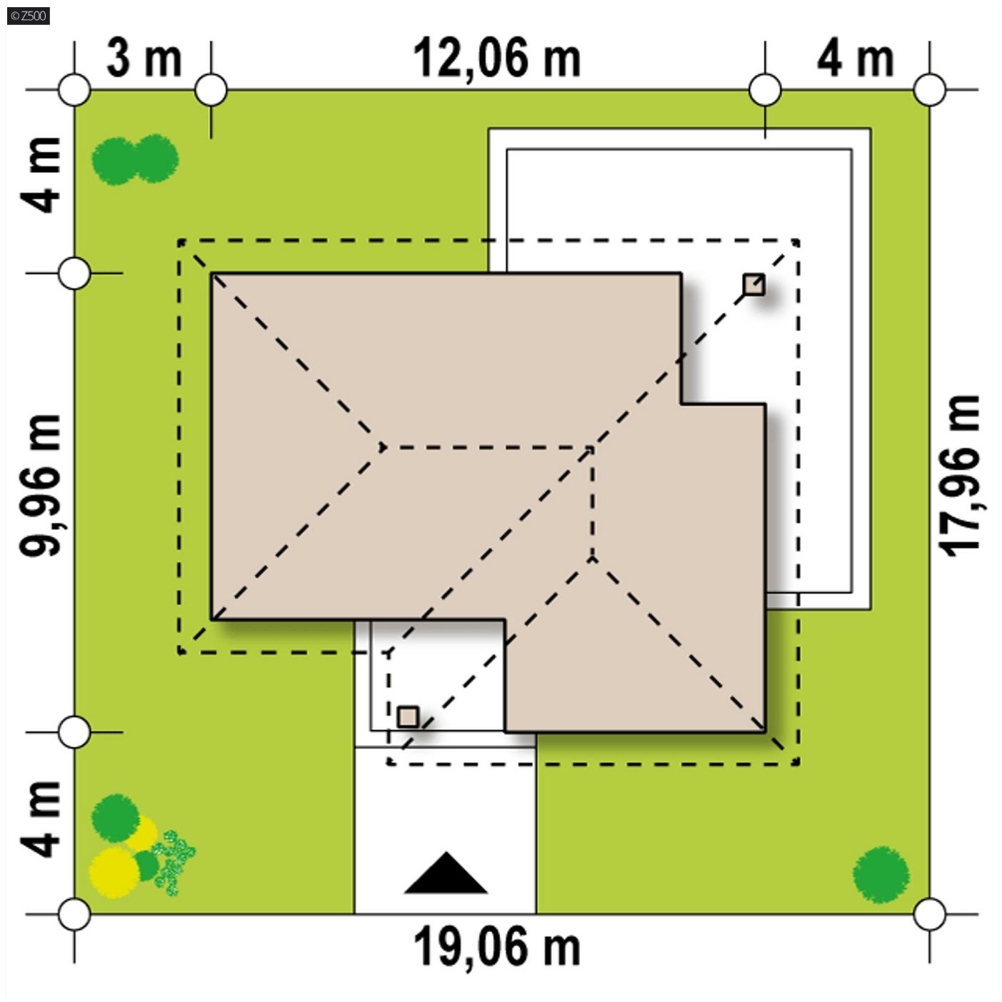 Mājas projekts  - Vienstāva mājas projekts - Z15 v2