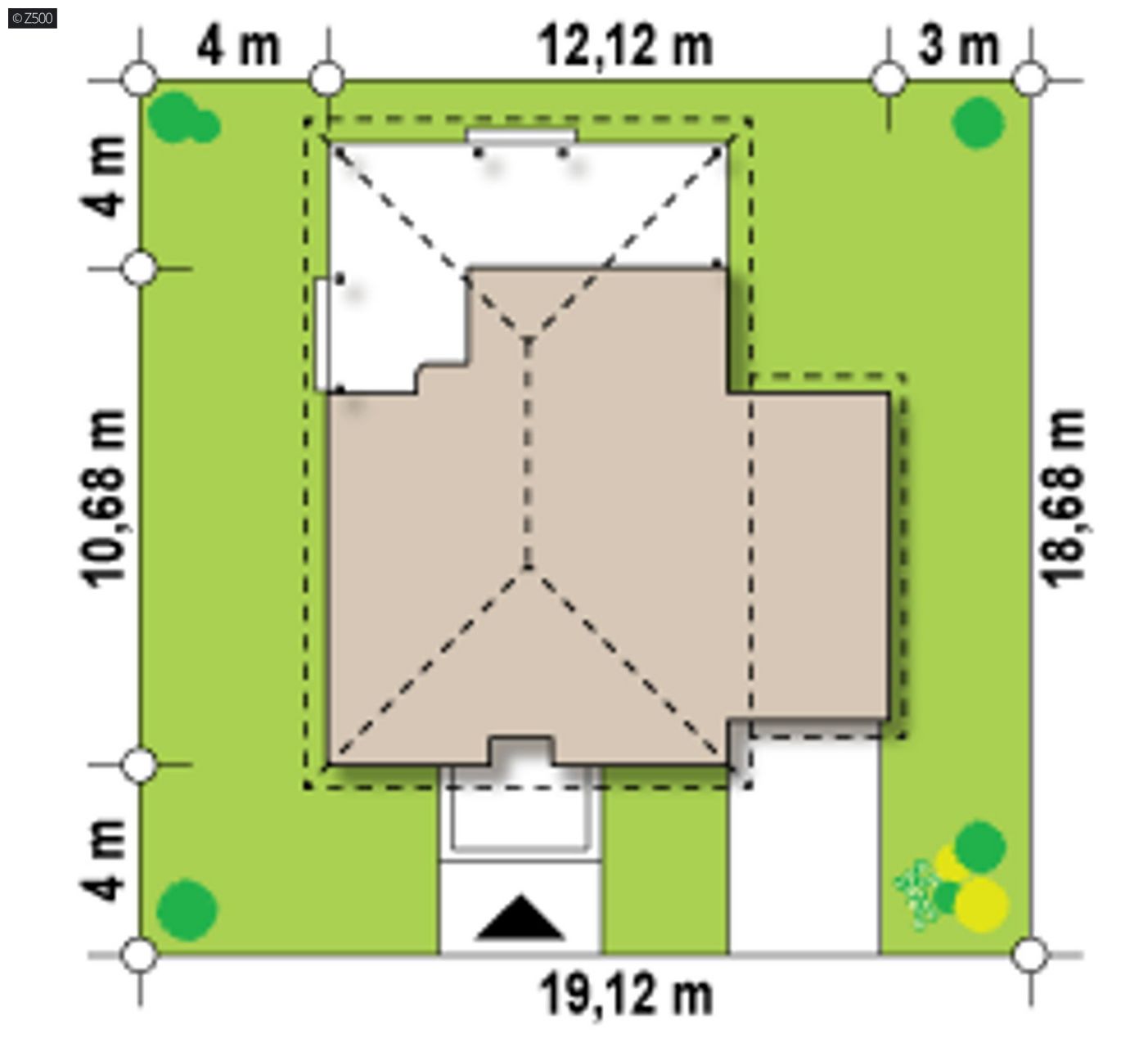 Mājas projekts  - Koka mājas projekts - Z16 GP