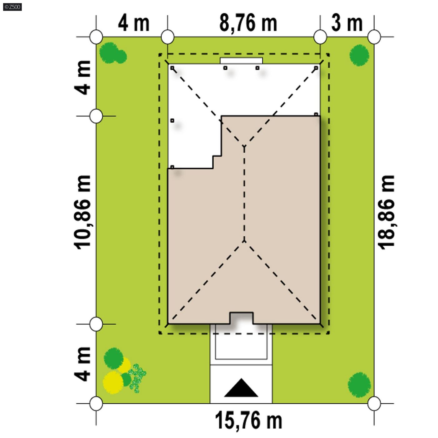Mājas projekts  - Koka mājas projekts - Z16 35
