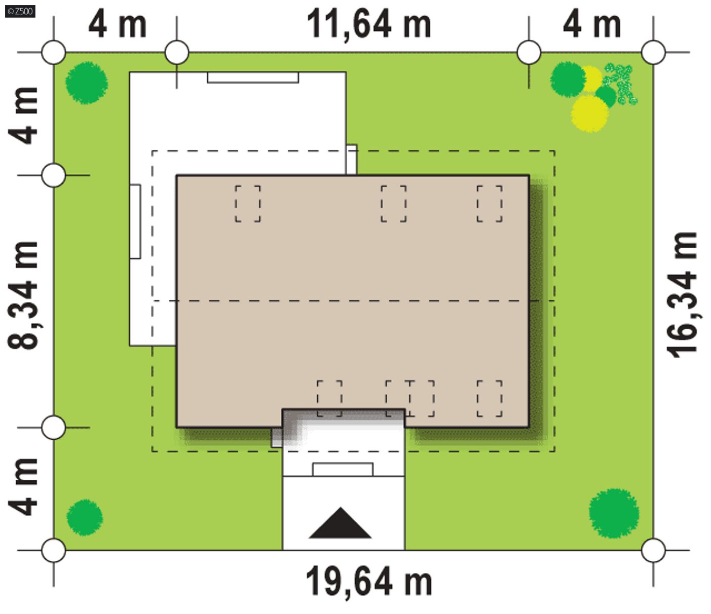 Home project  - Stylowy, wygodny i energooszczędny dom z użytkowym poddaszem i 2 pokojami na parterze