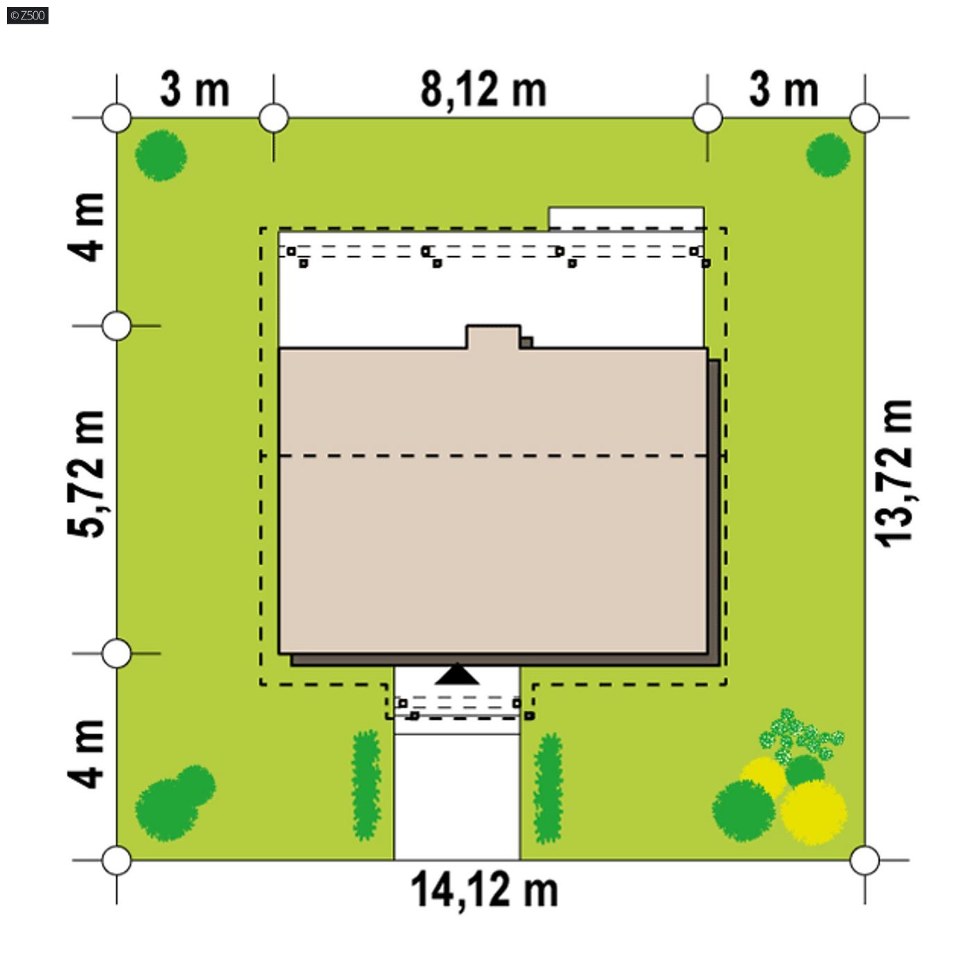 Mājas projekts  - Nelielas koka mājas projekts - Z42 D