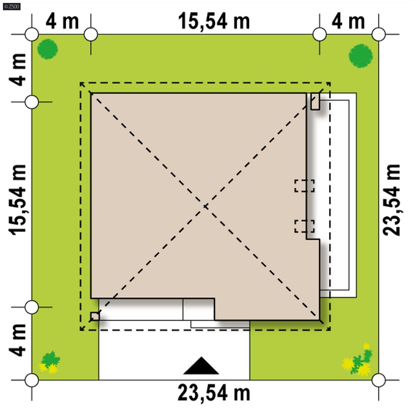 Mājas projekts  - Vienstāva mājas projekts - Z51