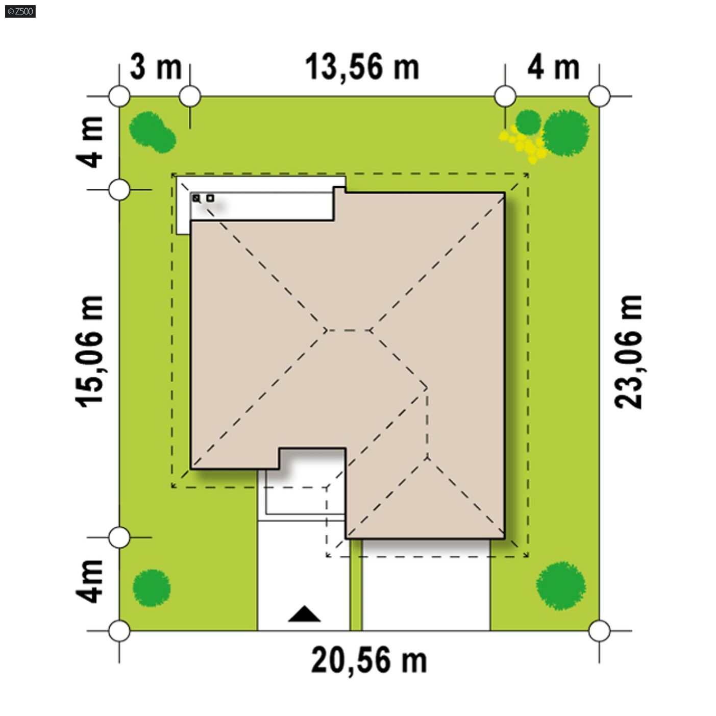 Mājas projekts  - Vienstāva mājas projekts - Z94