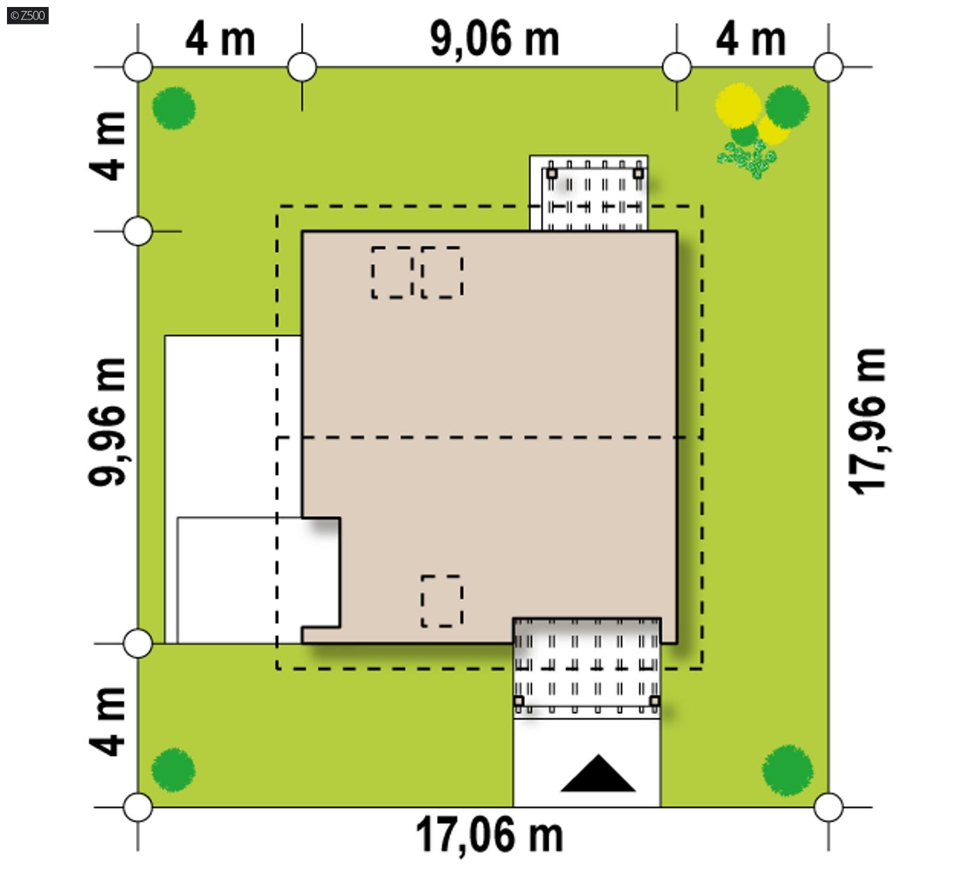 Gotowy projekt domu  - Dom zaprojektowany w duchu nowoczesnej prostoty o funkcjonalnym charakterze.