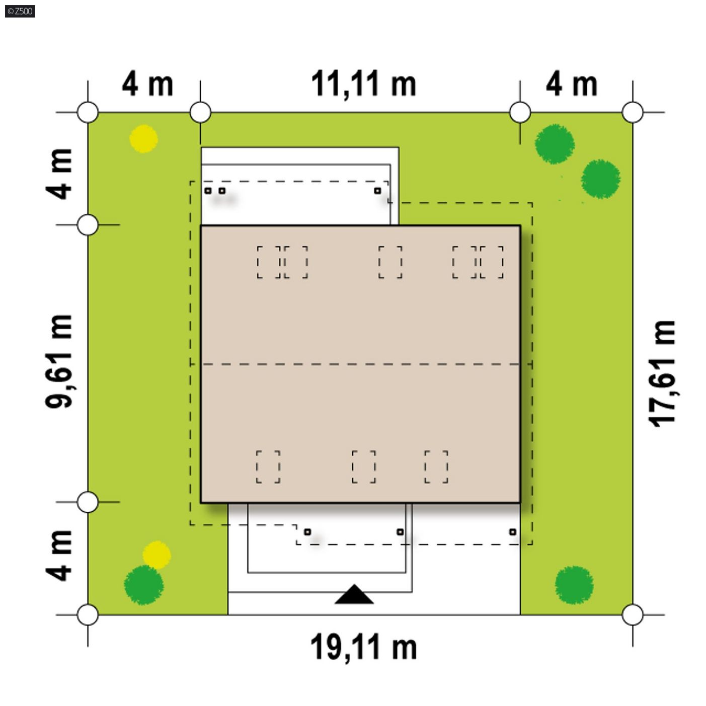 Mājas projekts  - Divstāvu mājas projekts - Z119 D