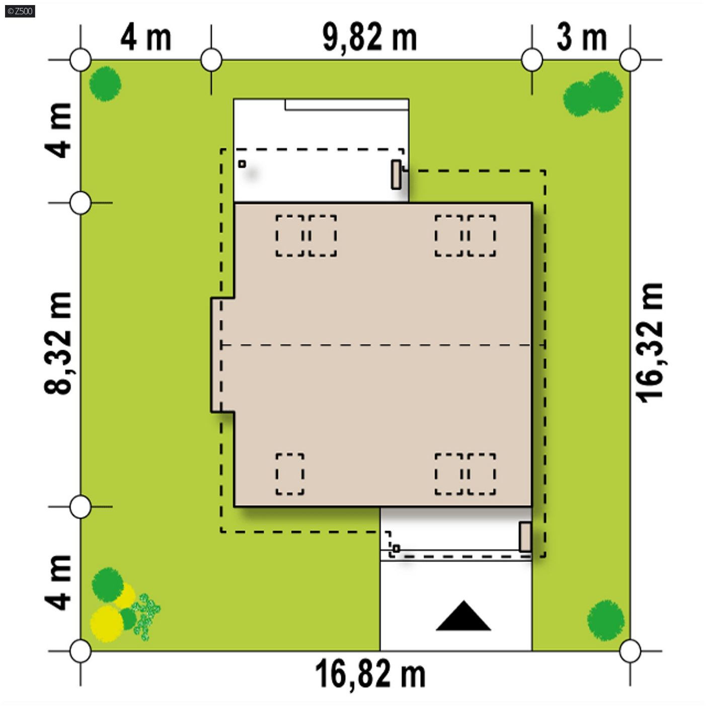 Mājas projekts  - Divstāvu mājas projekts - Z102 D