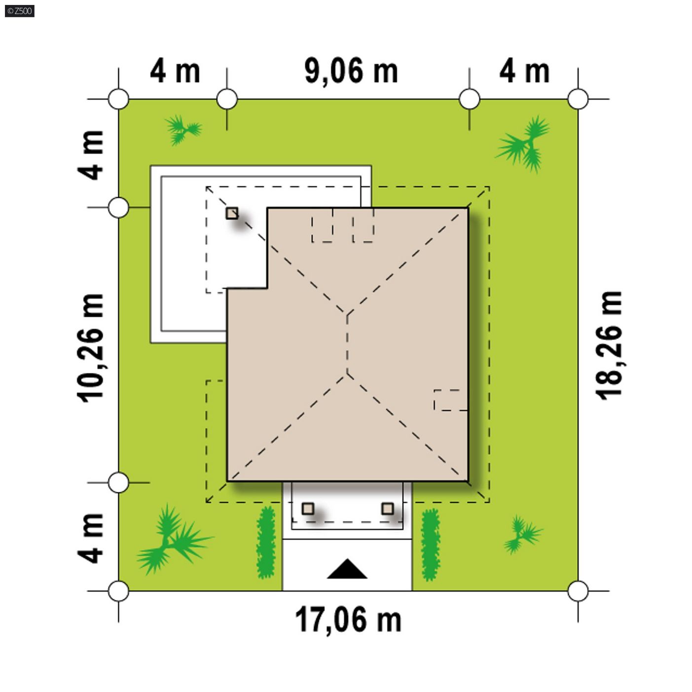 Mājas projekts  - Divstāvu mājas projekts - Z145