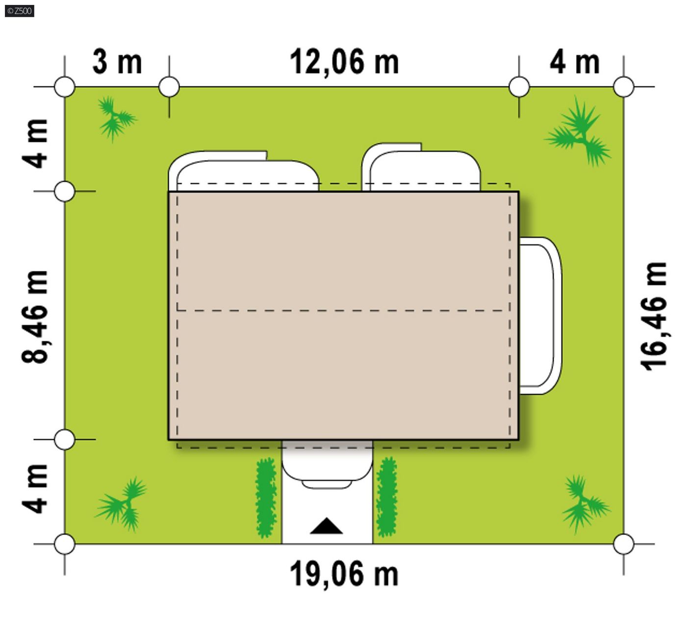Mājas projekts  - Divstāvu mājas projekts - Zx11 C