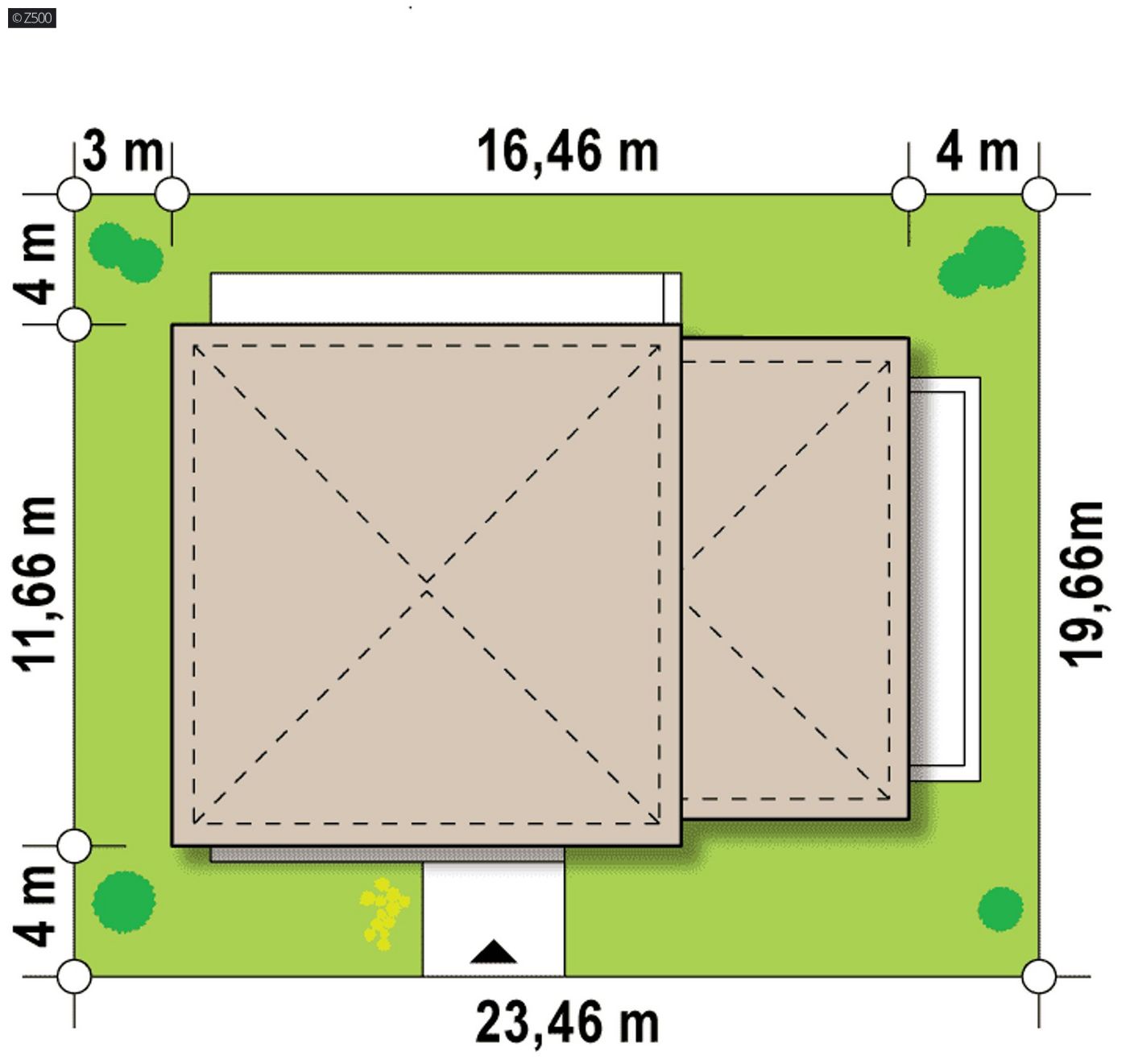 Mājas projekts  - Modernas mājas projekts - Zx34