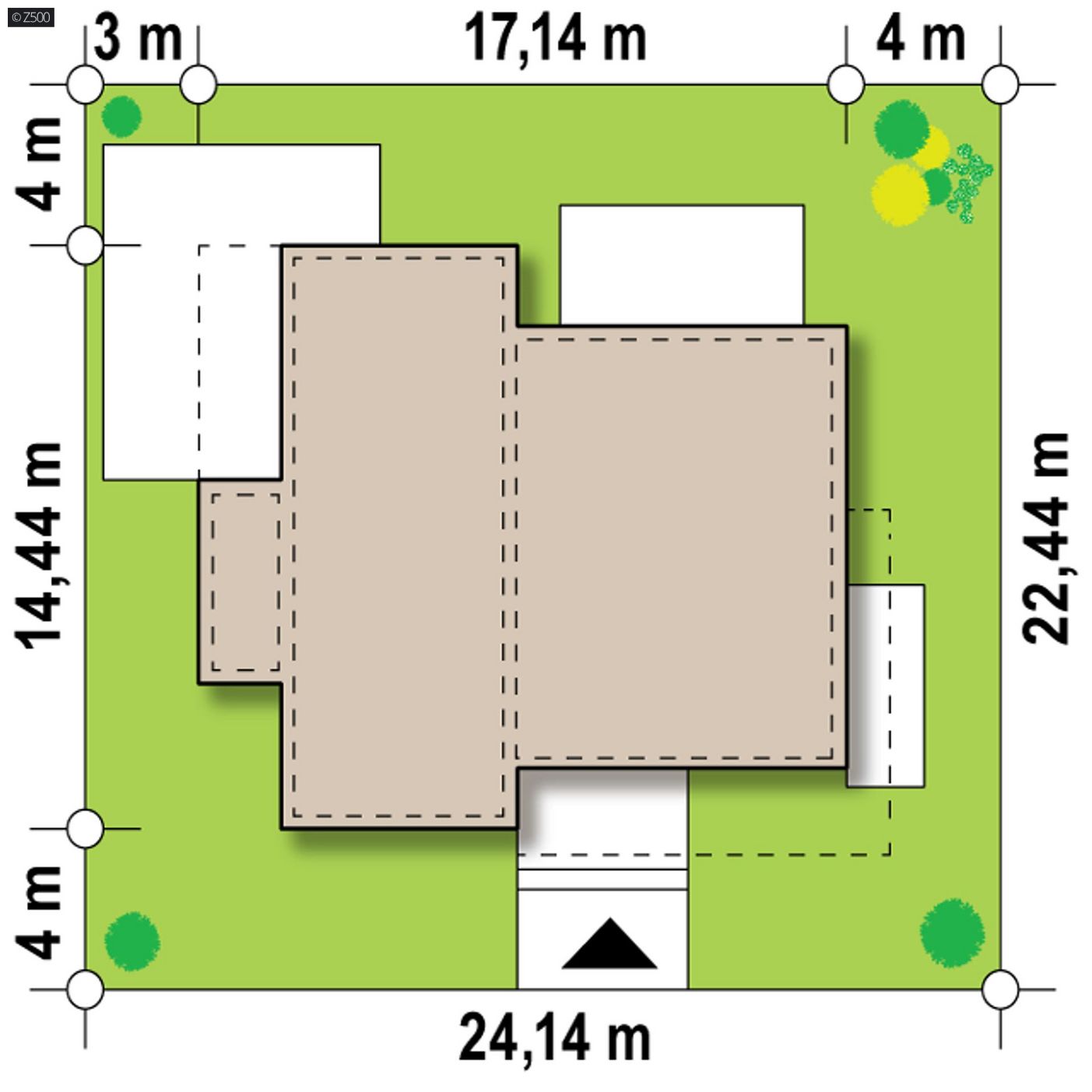 Mājas projekts  - Modernas mājas projekts - Zx101