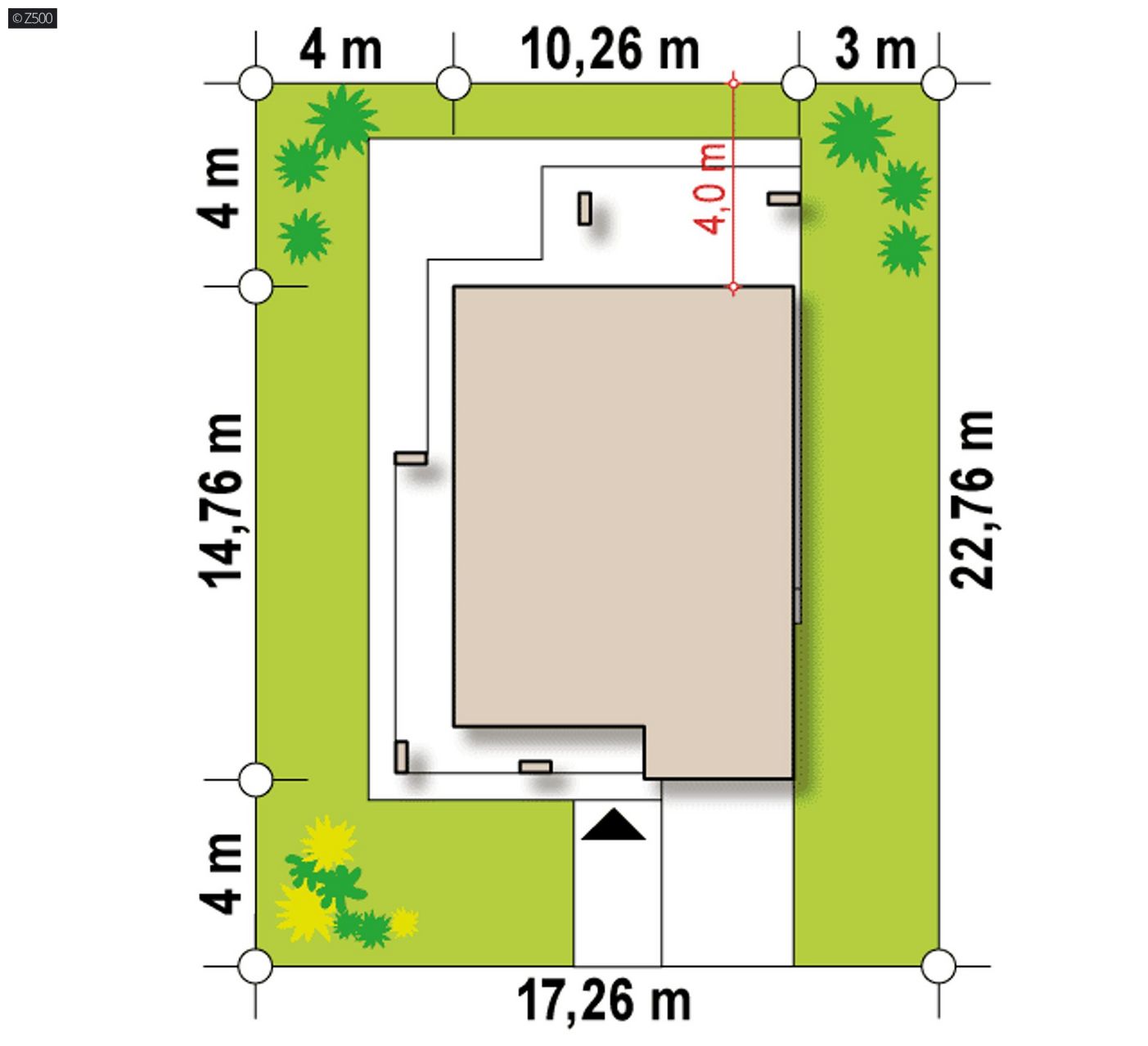 Mājas projekts  - Modernas, divstāvu mājas projekts - Zx93