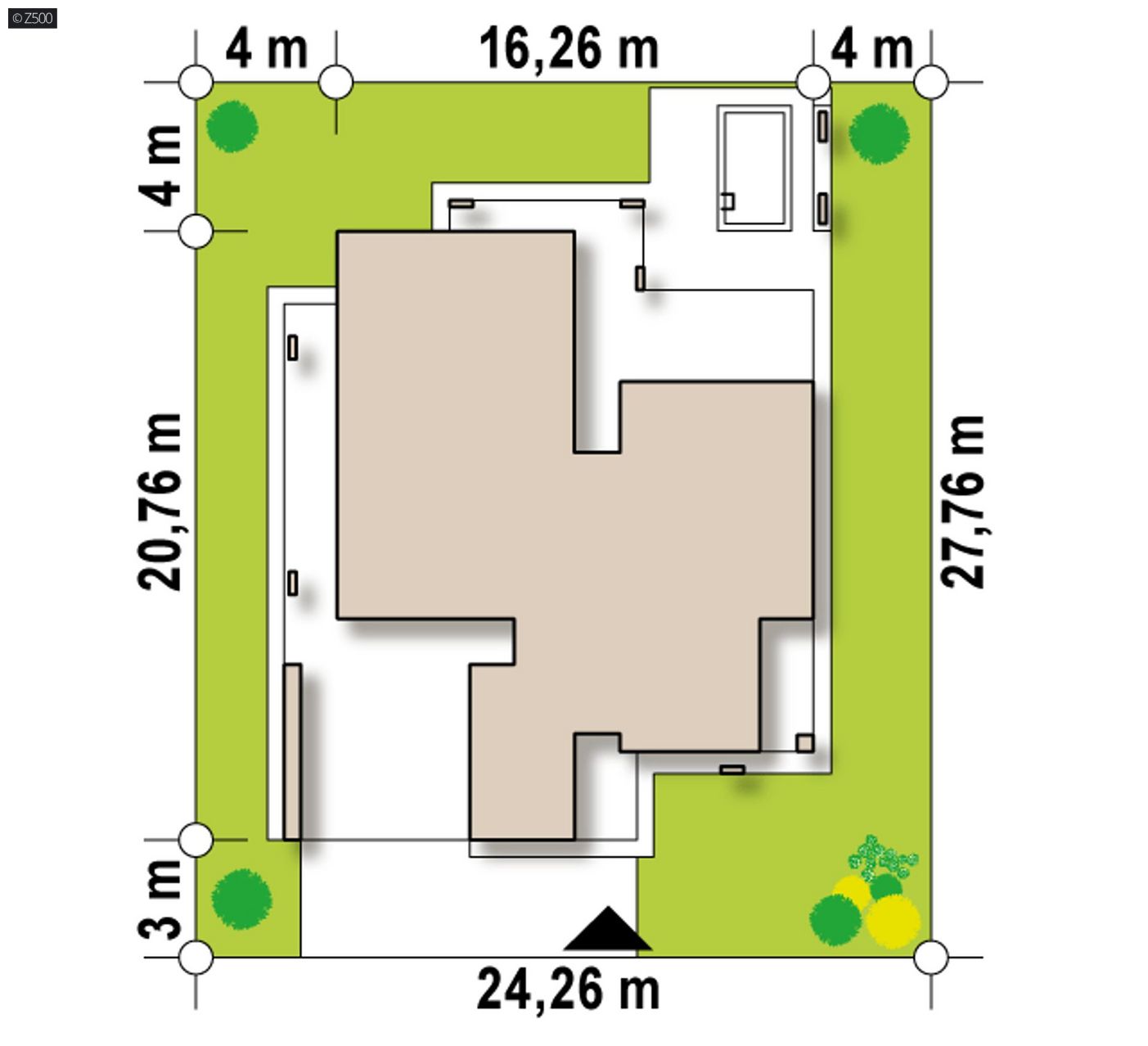 Mājas projekts  - Nelielas mājas projekta standarta versija - Zx79 NF40