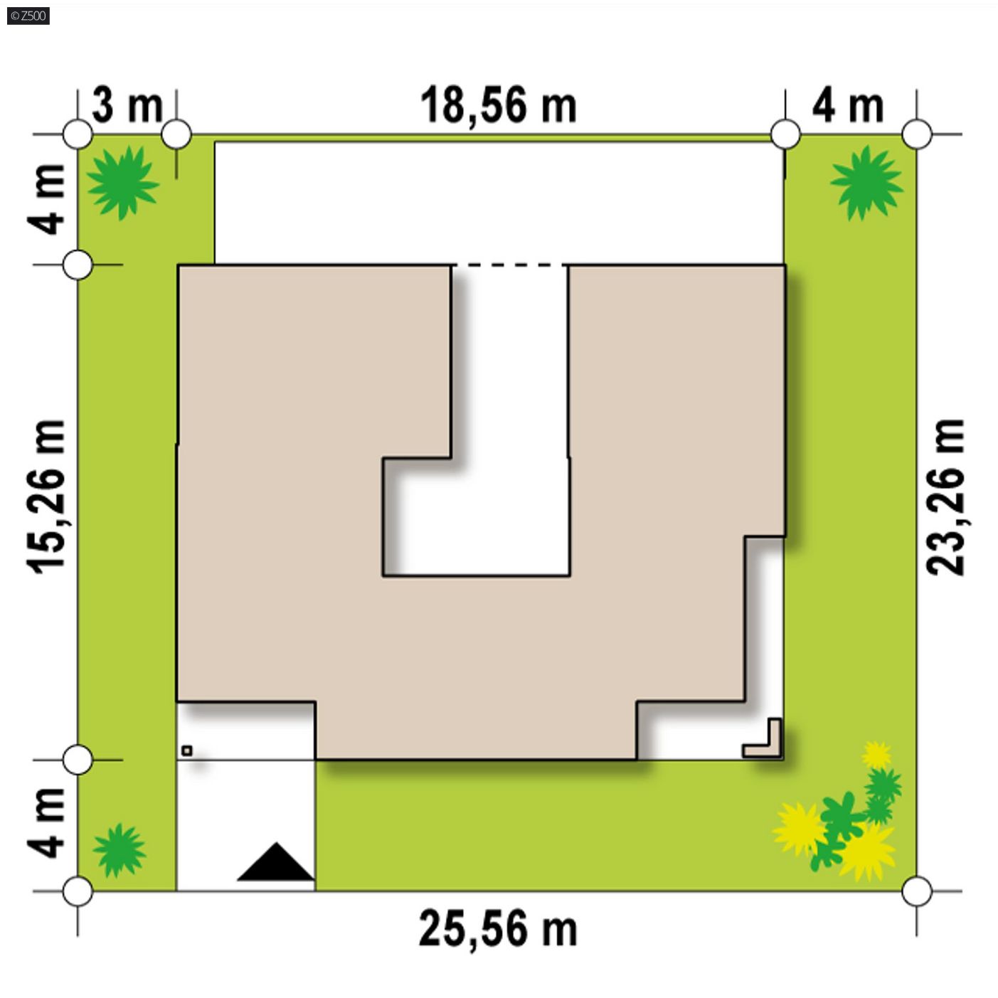 Mājas projekts  - Modernas mājas projekts - Zx119