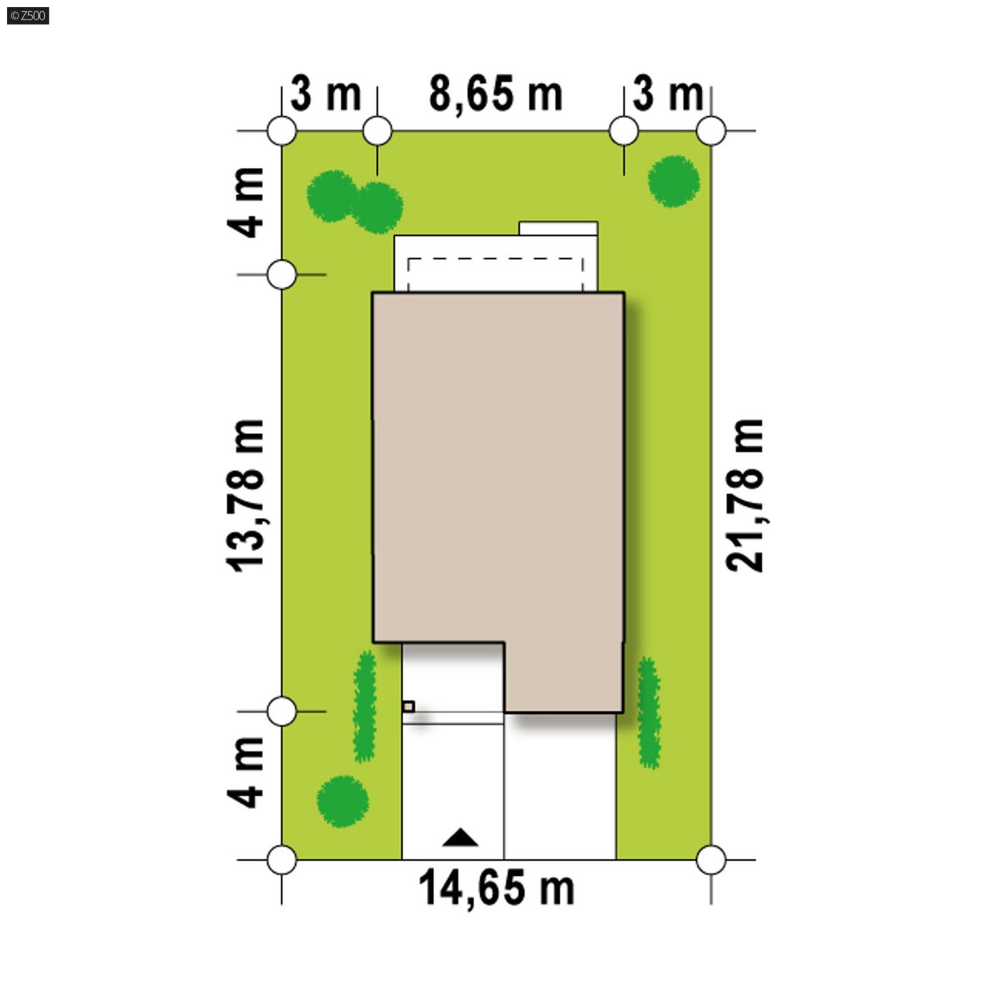 Mājas projekts  - Dvīņu mājas projekts - Zb5