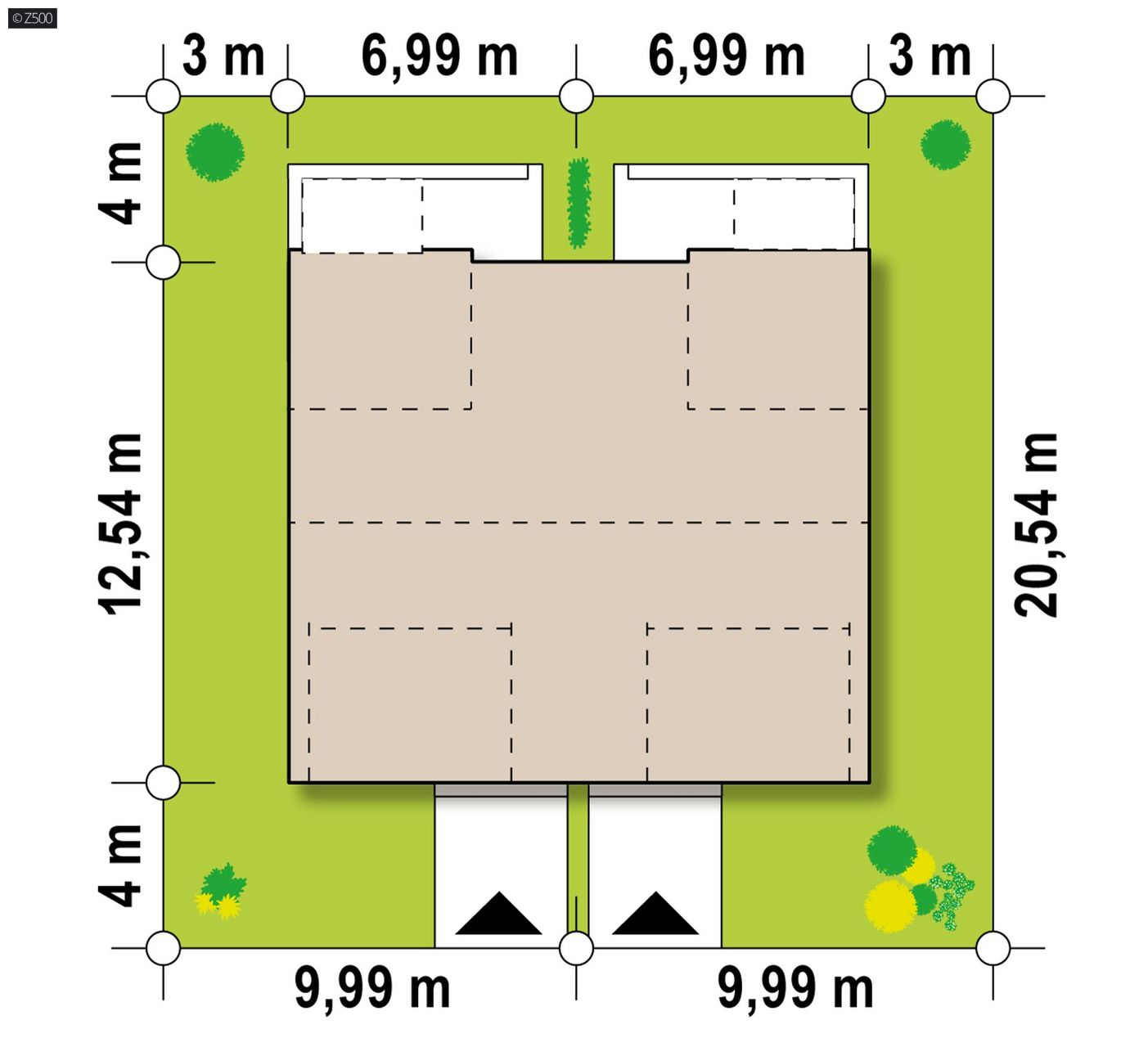Mājas projekts  - Dvīņu mājas projekts - Zb7
