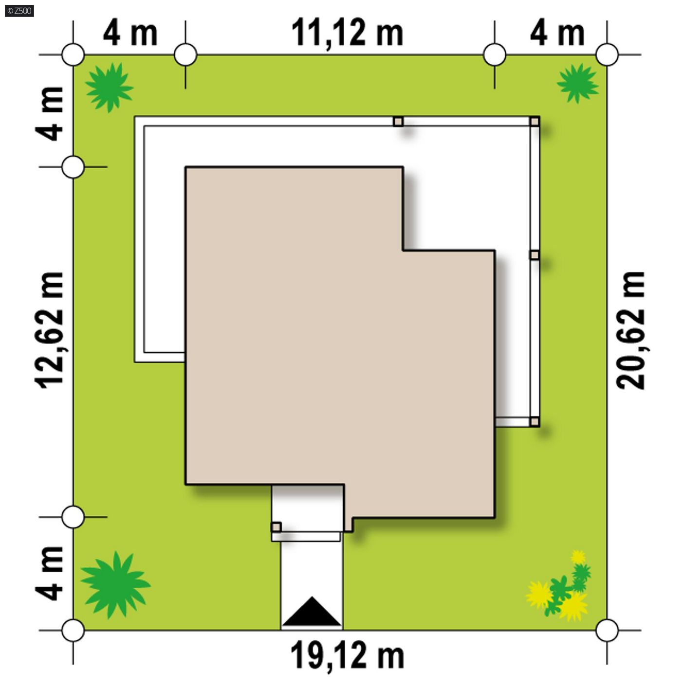 Mājas projekts  - Vienstāva mājas projekts - Zx138 D