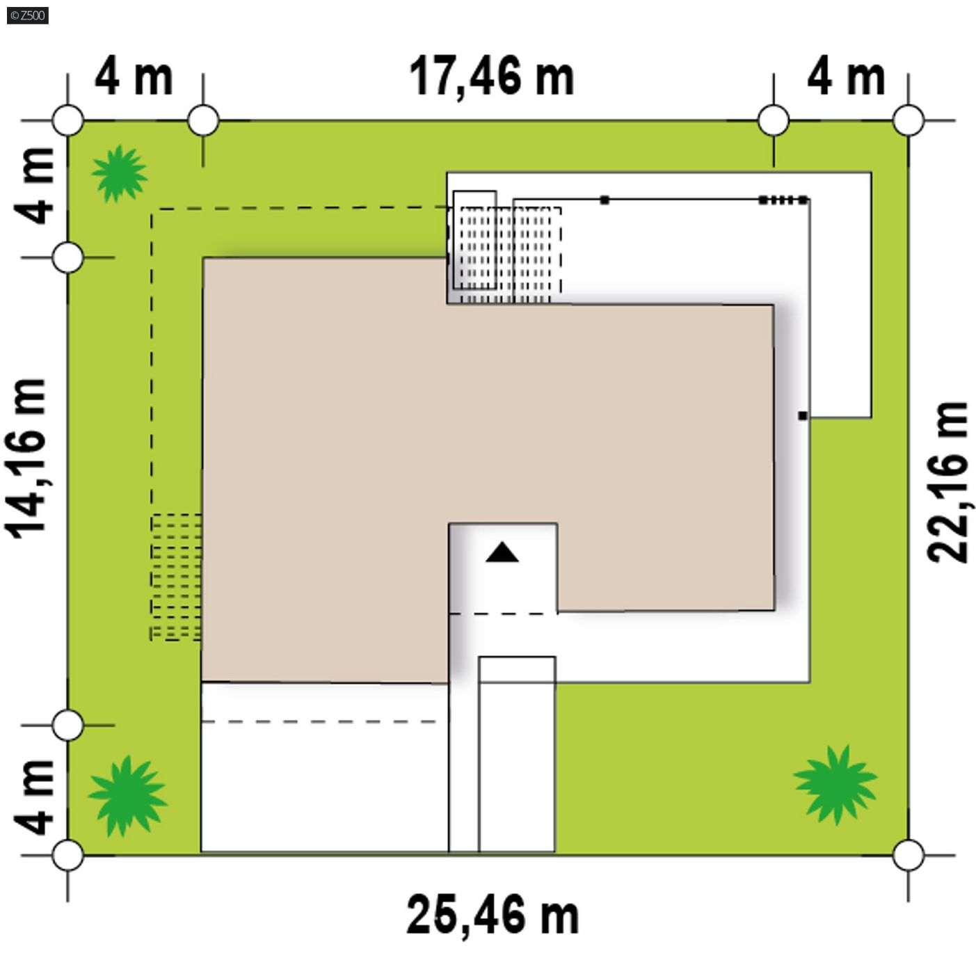Mājas projekts  - Energoefektīvas, modernas mājas projekts - Zx190