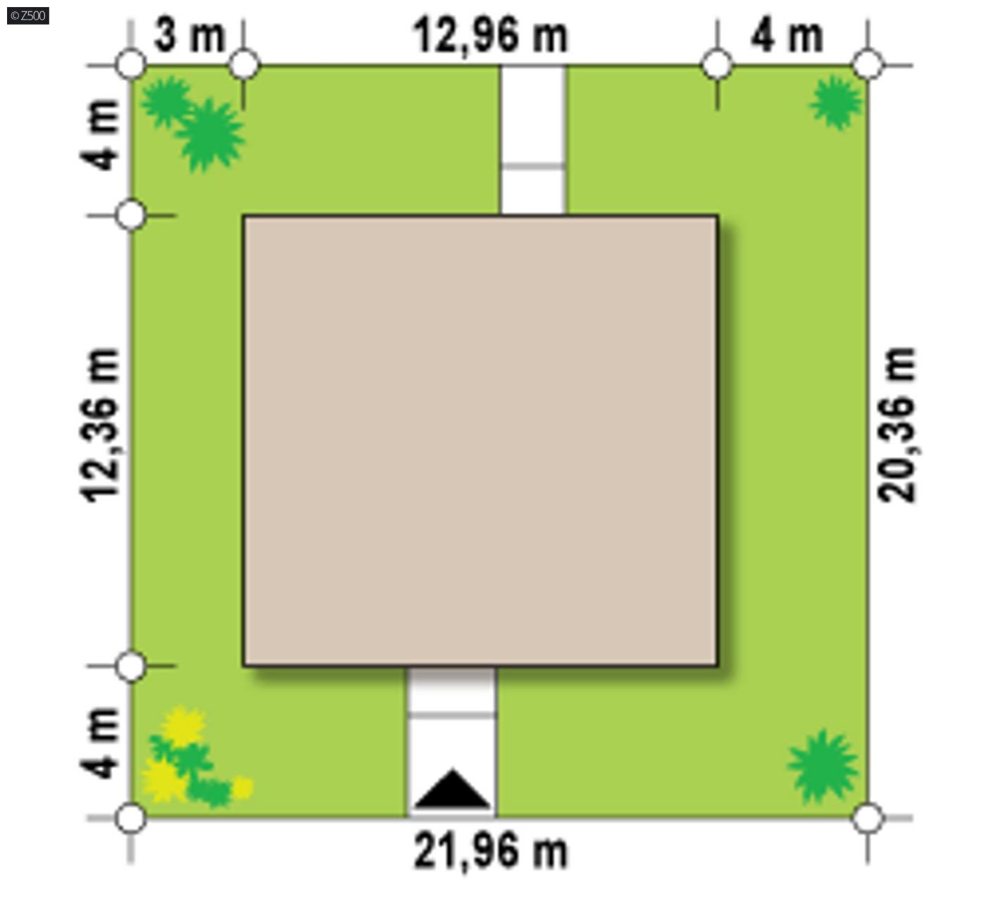 Mājas projekts  - Pakalpojumu ēkas projekts - Zu11