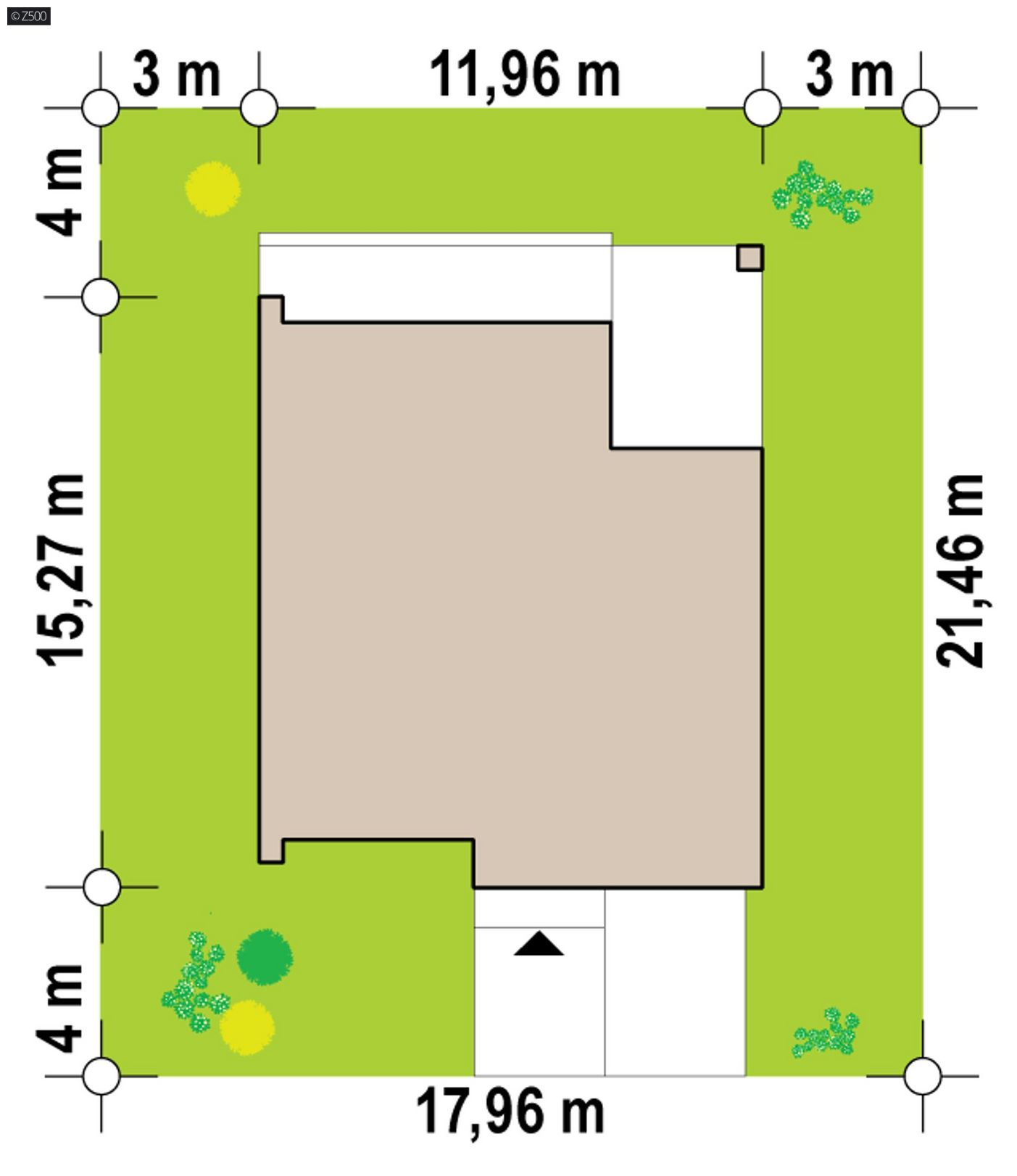 Mājas projekts  - Dvīņu mājas projekts ar garāžu - Zb24