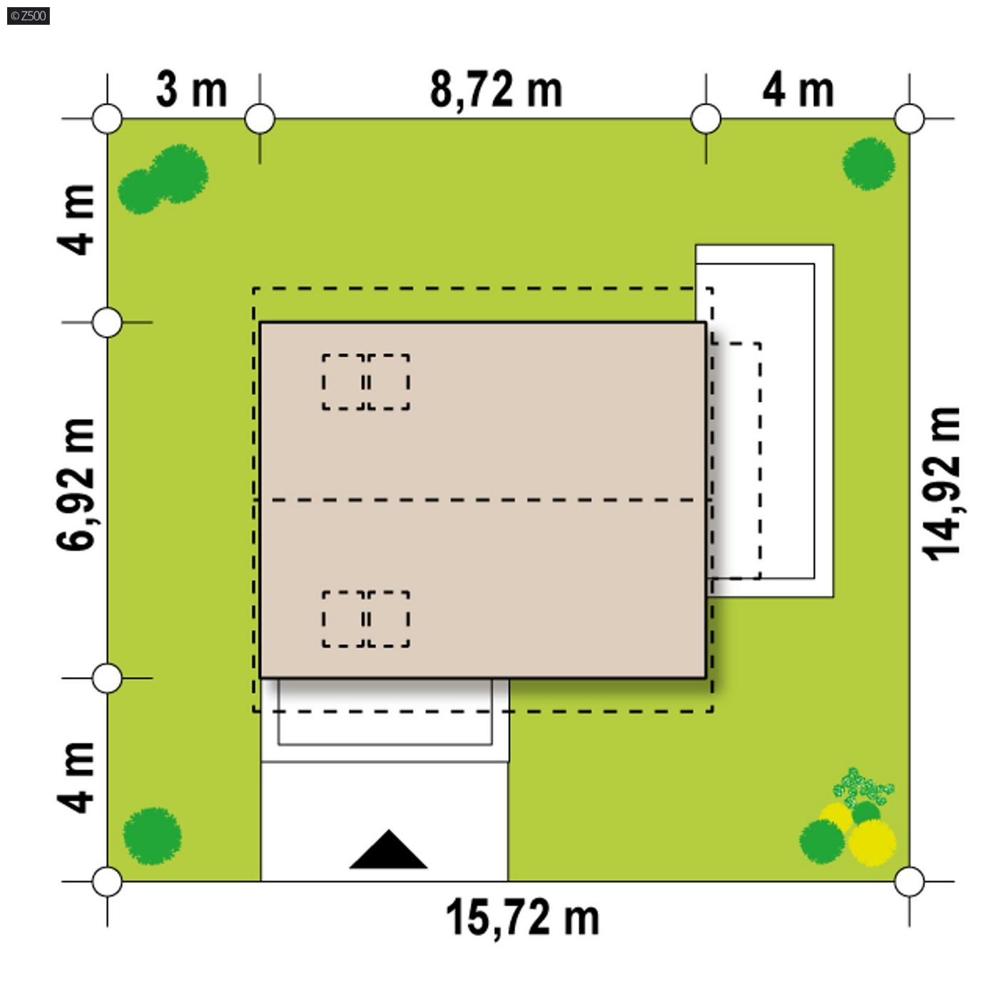 Mājas projekts  - Divstāvu mājas projekts - Z211 D