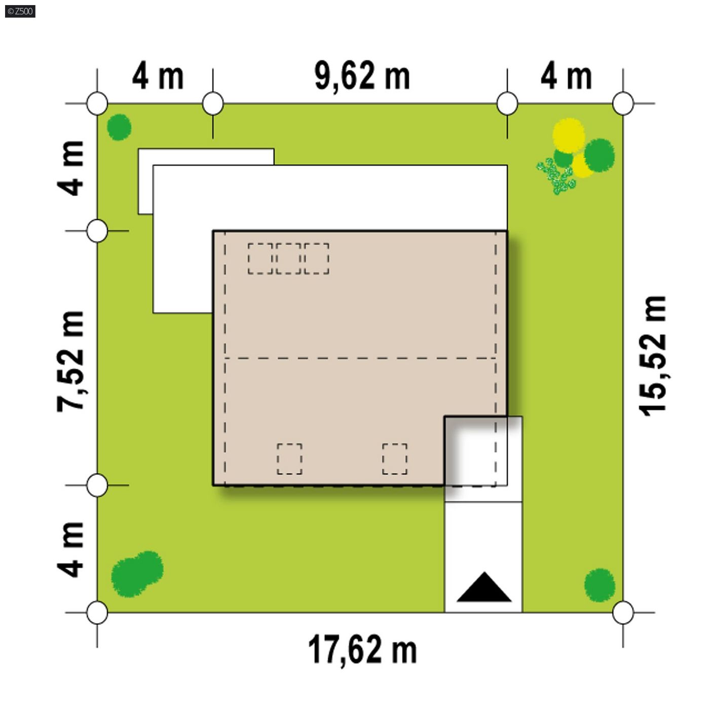Mājas projekts  - Divstāvu mājas projekts - Z229 D