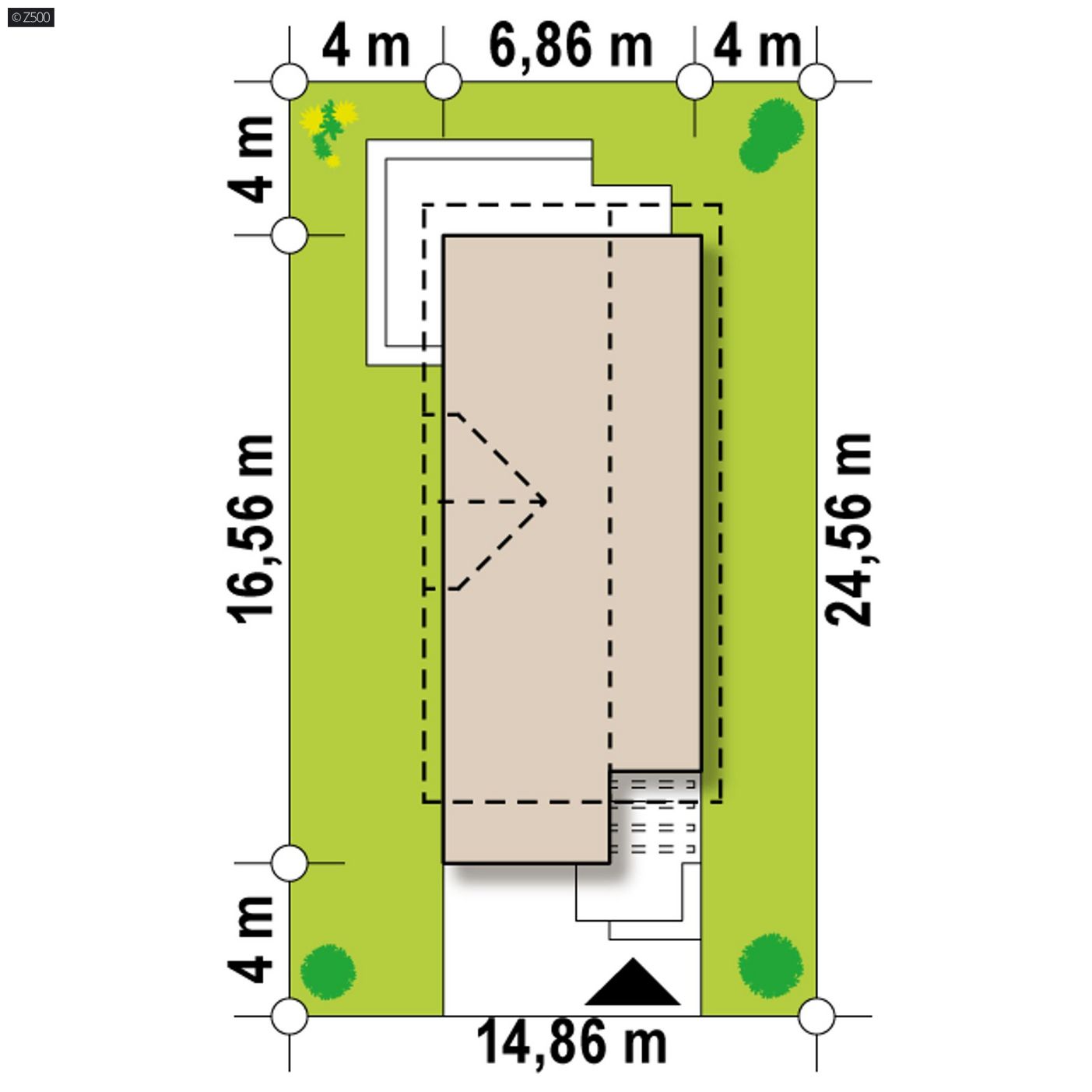 Mājas projekts  - Divstāvu mājas projekts - Z293