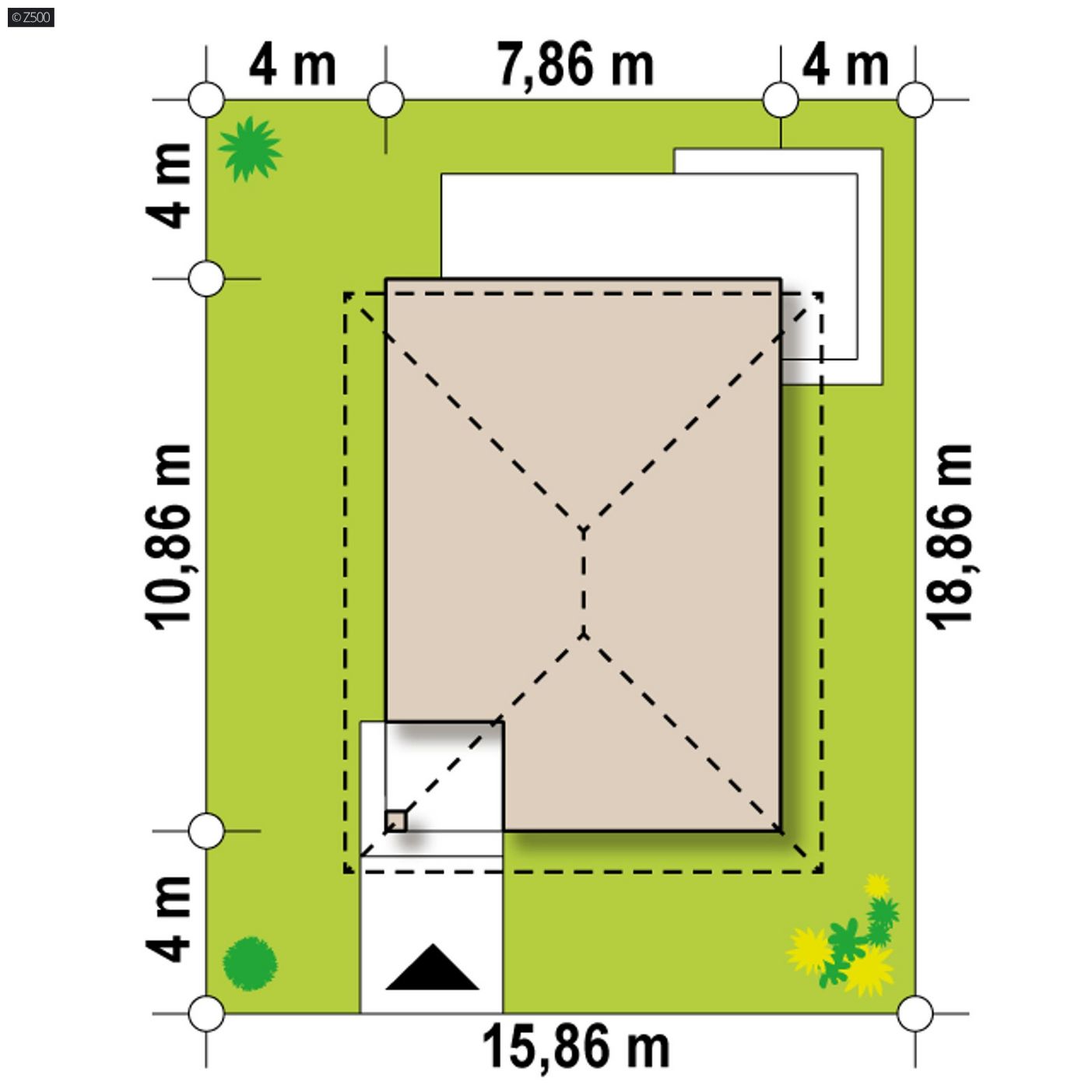 Mājas projekts  - Ģimenes māju projekts - Z295