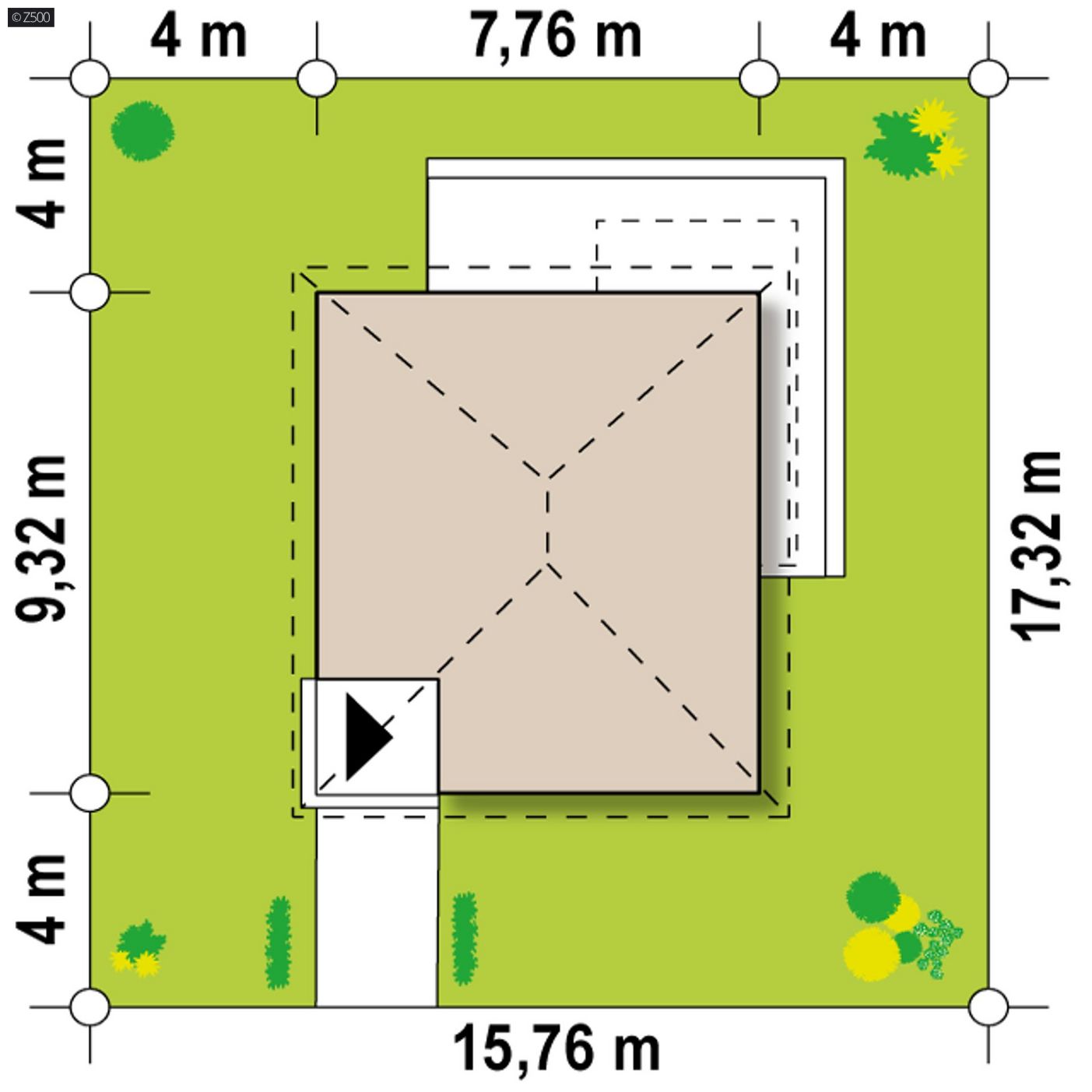 Mājas projekts  - Divstāvu mājas projekts - Z276