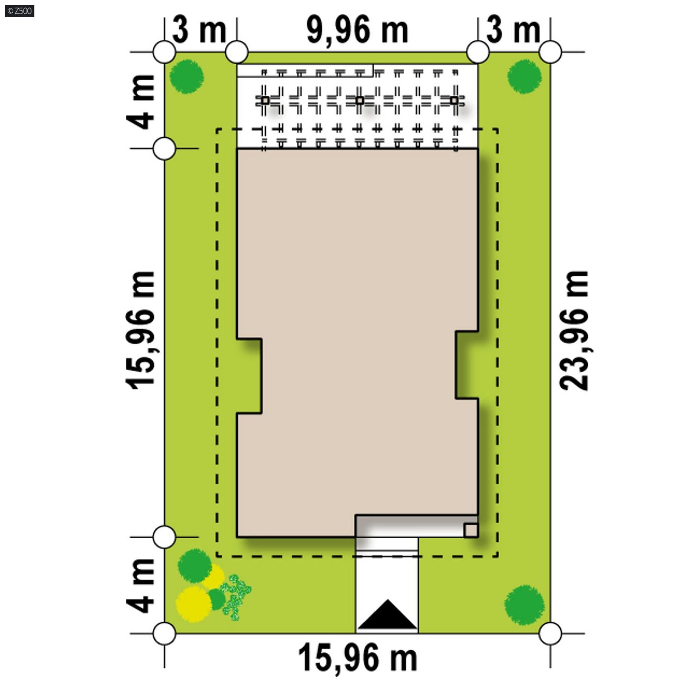 Mājas projekts  - Vienstāva mājas projekts - Z328