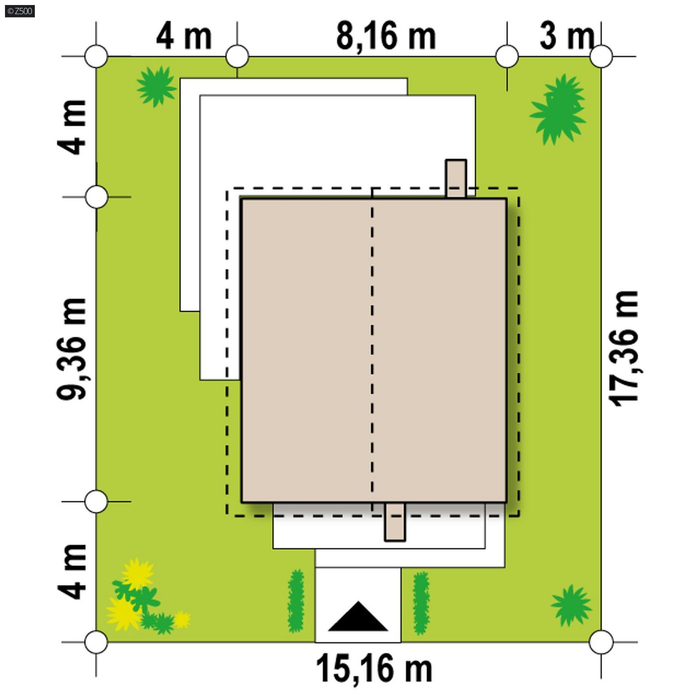Mājas projekts  - Ģimenes māju projekts - Z372