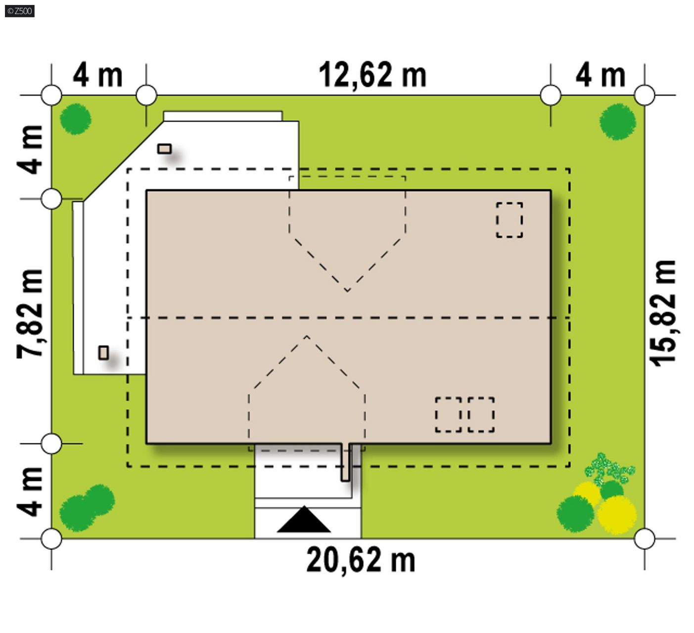 Mājas projekts  - Ģimenes mājas projekts - Z223 D