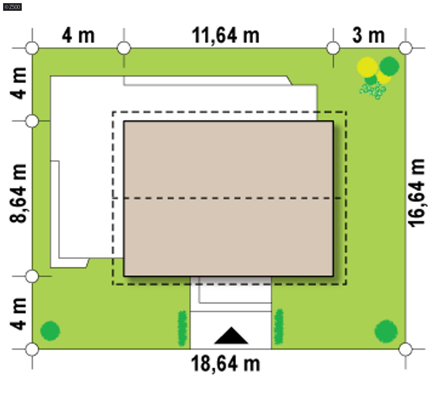 Home project  - Kompaktowy dom z kuchnią i kotłownią
