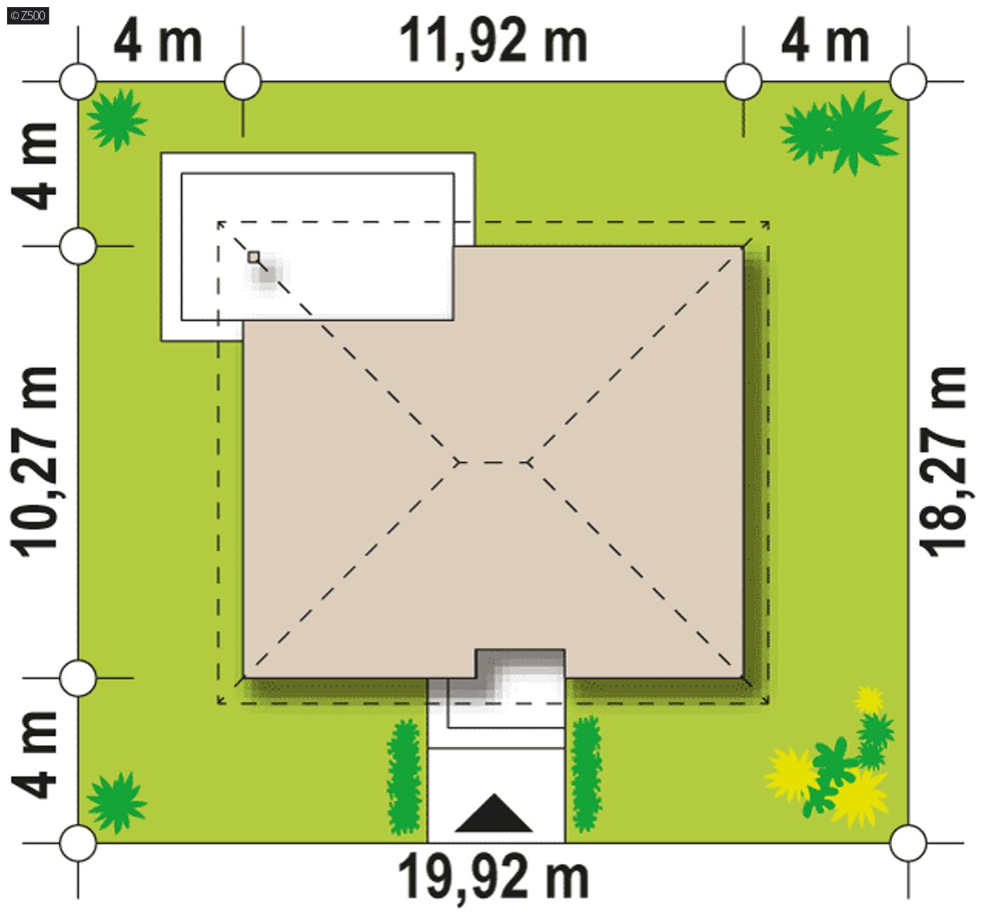 Home project  - Kompaktowy dom parterowy w technologii H-Block firmy Solcraft