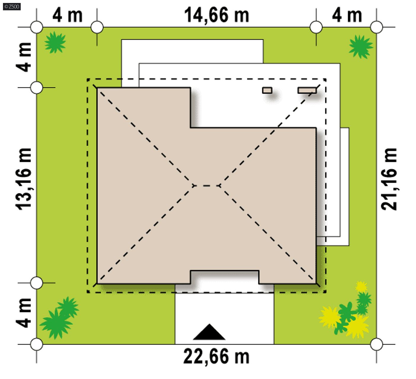 Gotowy projekt domu  - Klasyczny dom parterowy