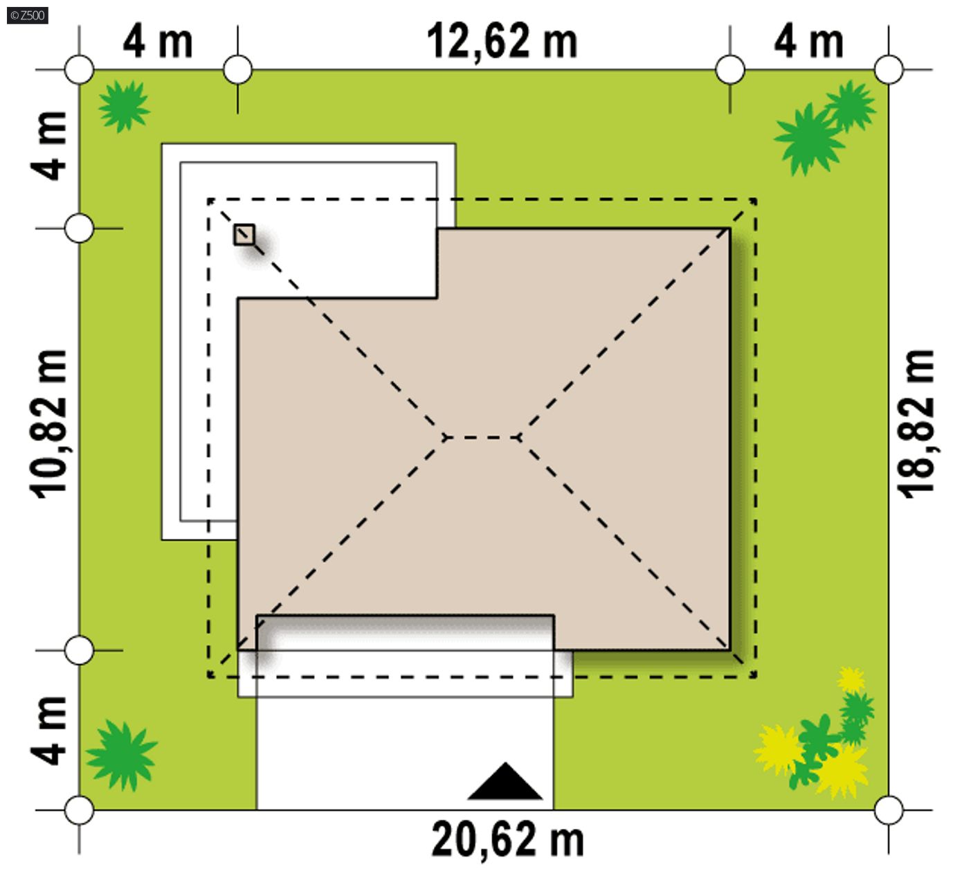 Home project  - Parterowy, tradycyjny dom z bloczków H block