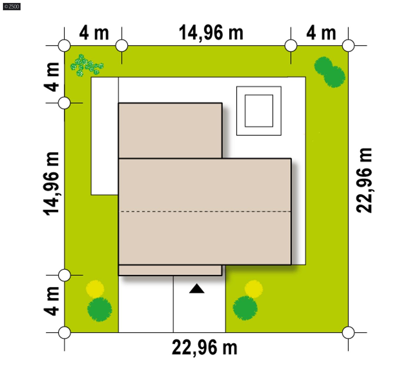 Home project  - Dom parterowy z opcja poddasza użytkowego w technologii H-Block firmy Solcraft