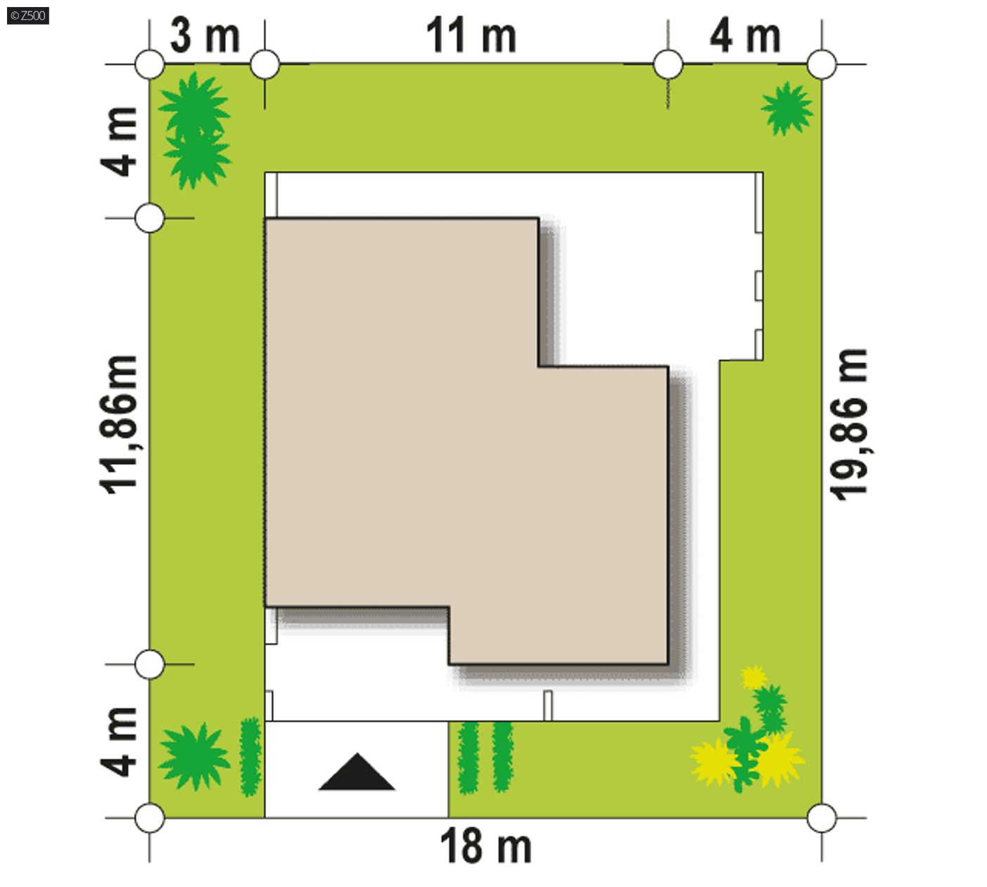 Home project  - Nowoczesny parterowy dom w technologii H-Block firmy Solcraft