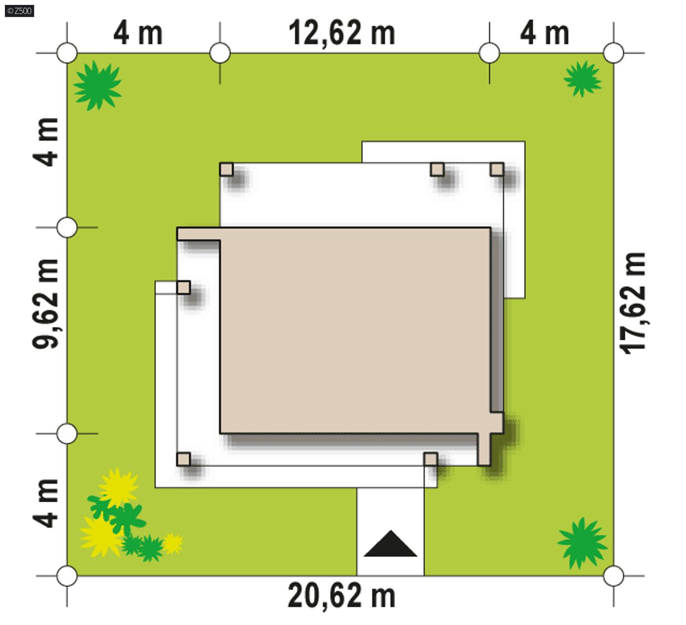 Home project  - Nowoczesny dom parterowy w technologii H-Block firmy Solcraft